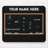 Math Blackboard マウスパッド (正面)