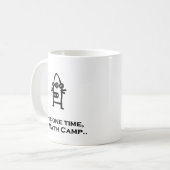 Math Campで今回の3眼ボット コーヒーマグカップ (正面左)