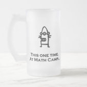 Math Campで今回の3眼ボット フロストグラスビールジョッキ (左)