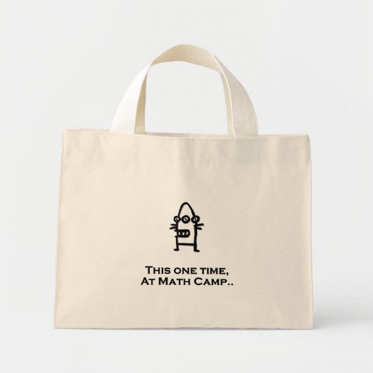 Math Campで今回の3眼ボット ミニトートバッグ (正面)