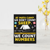 Math Camp Math Camper Matsuian Camping Mathes カード (黄色い花)