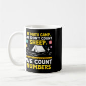 Math Camp Math Camper Matsuian Camping Mathes コーヒーマグカップ (左)