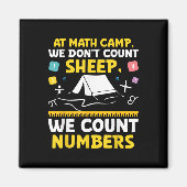 Math Camp Math Camper Matsuian Camping Mathes マグネット (正面)