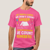 Math Camp Math Camper Matsuian Camping Mathes Tシャツ (正面)