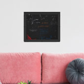 Math Canvas Print キャンバスプリント (インサイチュ (リビング))