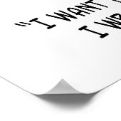 Math Cartoon 6487 ポスター (角)