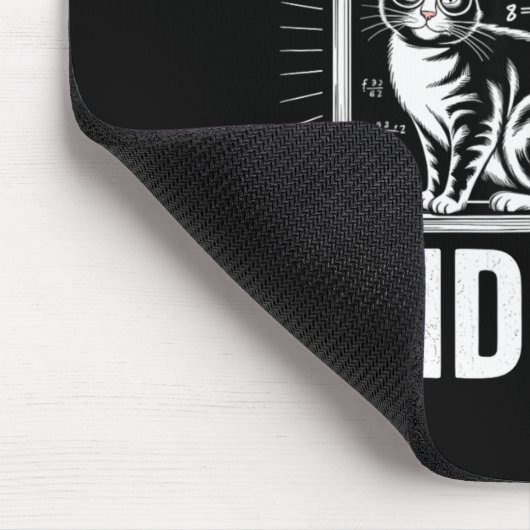 Math Cat Lover Funny Math Teacher I Love Math And  マウスパッド (コーナー)