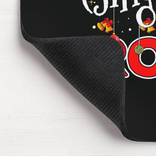 Math Christmas Jingle Bells Rock Math Funny Christ マウスパッド (コーナー)