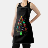 Math Christmas Treeクリスマスギフト エプロン (インサイチュ)