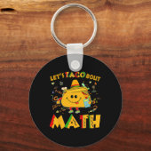 Math Cinco de Mayo Math Teacおもしろいについて キーホルダー (正面)