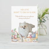 Math Class Joke Card with Punny Pup シーズンカード (スタンド正面)