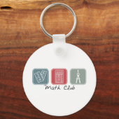 Math Club （正方形） キーホルダー (正面)