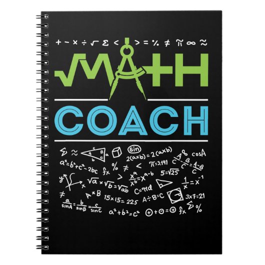 Math Coach Mathematics Tutor ノートブック (正面)