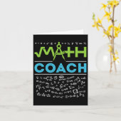 Math Coach Teacher Appreciation Ck To School  カード (黄色い花)