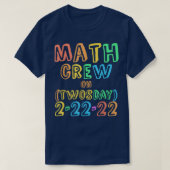 MATH CREW Twosday先生22nd 2022 教え 22s Te Tシャツ (デザイン正面)