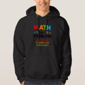 Math Day Calculator Number 学's Math Equipment Ed パーカ (正面)