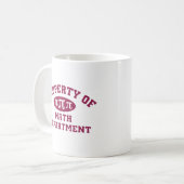 Math Departmentのプロパティ コーヒーマグカップ (正面左)