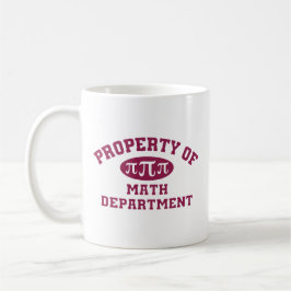 Math Departmentのプロパティ コーヒーマグカップ