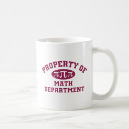 Math Departmentのプロパティ コーヒーマグカップ