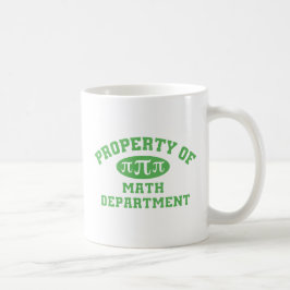 Math Departmentのプロパティ(緑) コーヒーマグカップ