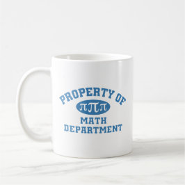Math Departmentのプロパティ（青） コーヒーマグカップ