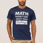 Math Does 気に White文字Mens Shirt Tシャツ (正面)