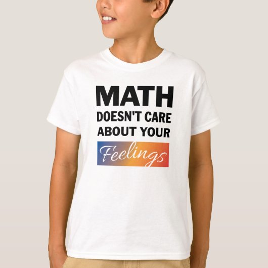 Math Does Shirtの気にDoes Shirt Tシャツ (正面)