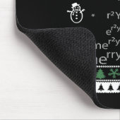 Math EqおもしろいのMath先生クリスマスメリークリスマス マウスパッド (コーナー)