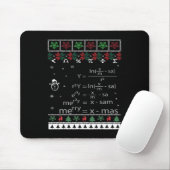 Math EqおもしろいのMath先生クリスマスメリークリスマス マウスパッド (マウス)