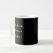 Math Equation Funny St Patricks Day Teacher コーヒーマグカップ (正面左)