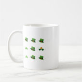 Math Equation Funny St Patricks Day Teacher  コーヒーマグカップ (左)