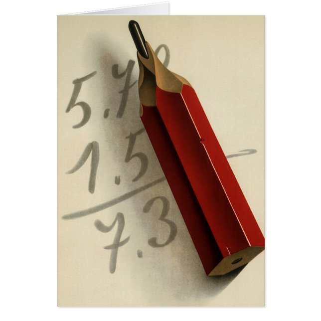 Math Equation with Red Pencil, ヴィンテージ・ビジネス (正面)