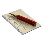 Math Equation with Red Pencil, ヴィンテージ・ビジネス ノートブック (右側)