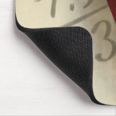 Math Equation with Red Pencil, ヴィンテージ・ビジネス マウスパッド (コーナー)