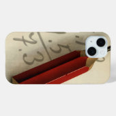 Math Equation with Red Pencil, ヴィンテージ・ビジネス Case-Mate iPhoneケース (裏面 (横))