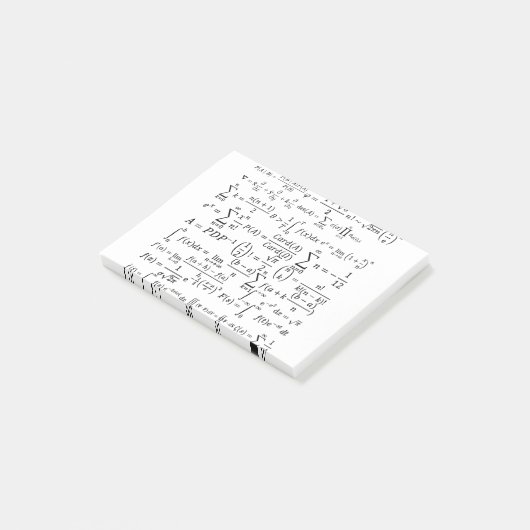 math equations and formulas ポストイット (アングル)