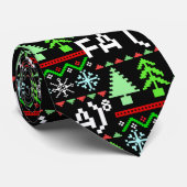Math Fa La - Christmas Carol醜いセータースタイル ネクタイ (ロール)