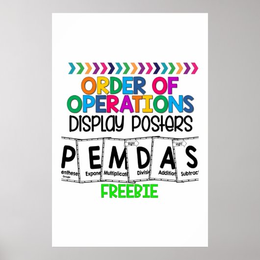 Math For High School display Poster ポスター (正面)