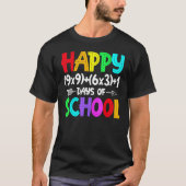 Math Formula 100 Days Of School Funny Math Teacher Tシャツ (正面)