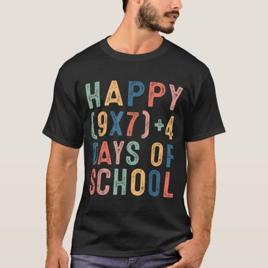 Math Formula 67 Days Of School Funny Math Teacher  Tシャツ (正面)