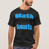 Math Geometry School先生Math Genius friends p Tシャツ (正面)