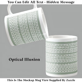 Math Hidden Message 120WGおもしろい先生 コーヒーマグカップ