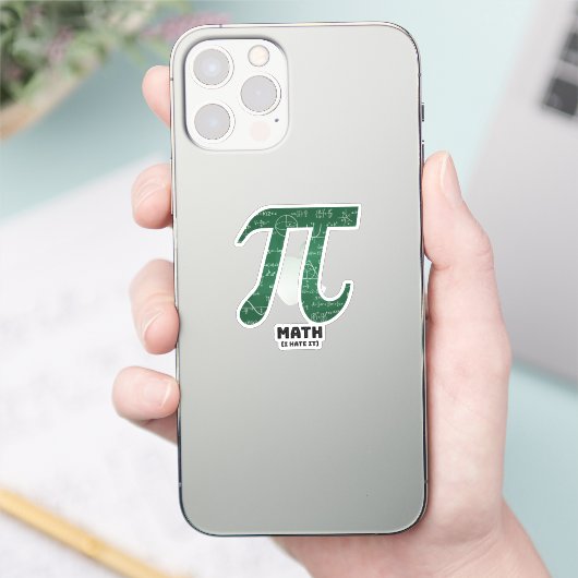 Math I Hate It – 科学引用文 シール (スマートフォン)