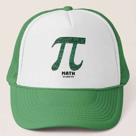 Math I Love It – 科学引用文 キャップ (正面)