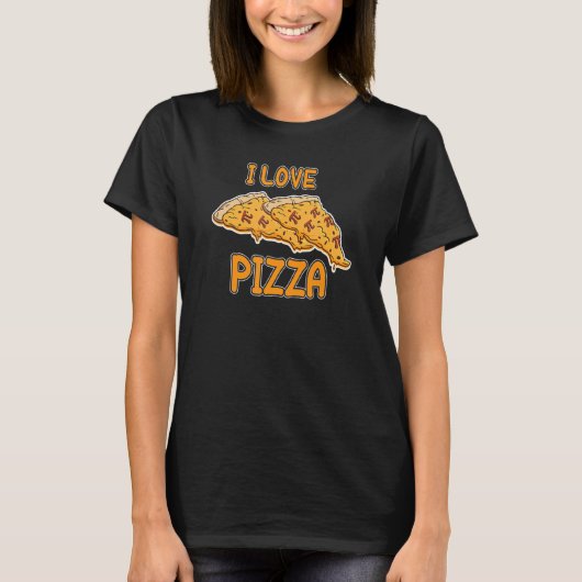 Math I love Pizza Pi_2 Tシャツ (正面)