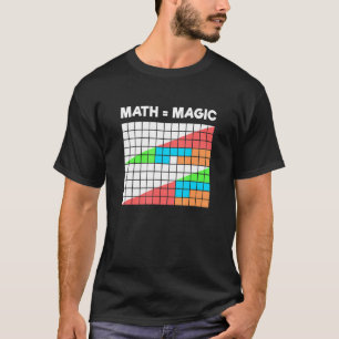 Math Is魔法魔法三角形パズル Tシャツ