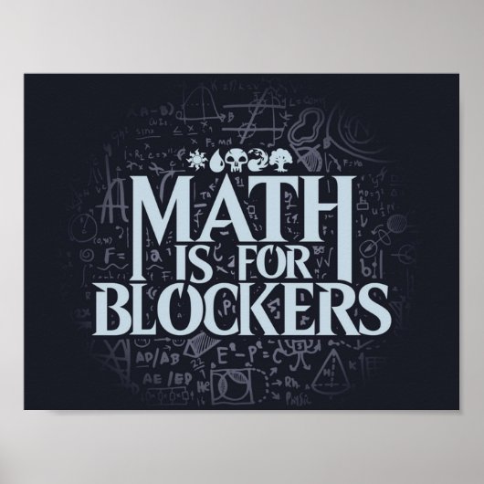 Math is for Blockers Artifact Edition ポスター (正面)