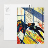 Math is Hard Mixed Media Collage ポストカード (正面/裏面)