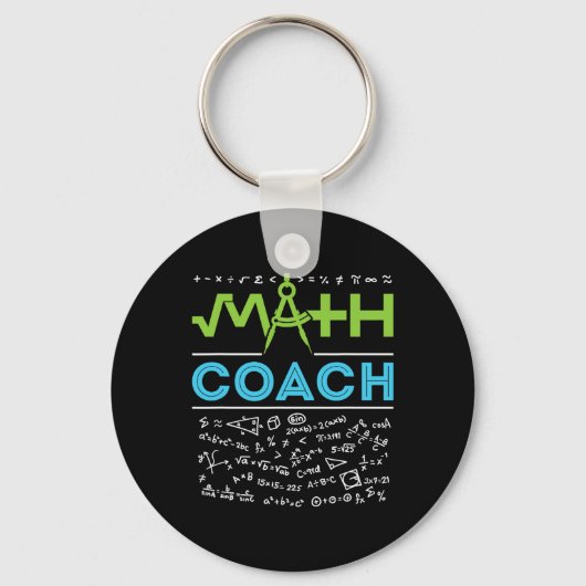 Math is My Jam First Day新学期教え Math キーホルダー (正面)