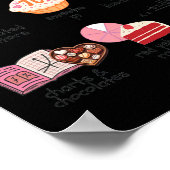 Math Is My Valentine Funny Math Teacher Stem Teach ポスター (角)